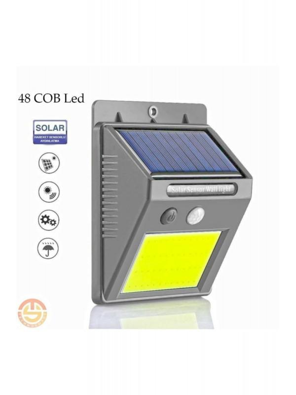 Solar%2048%20Ledli%20Güneş%20Enerjili%20Bahçe%20Lambası