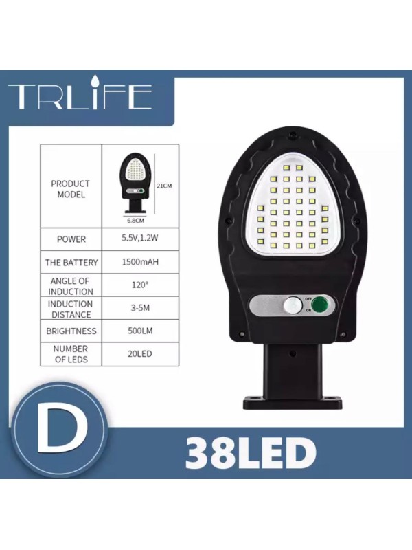 Solar%20Güneş%20Enerjili%2038%20Ledli%20Sokak%20Lambası%20Şeklinde%20Bahçe%20Aydınlatma%20Lambası