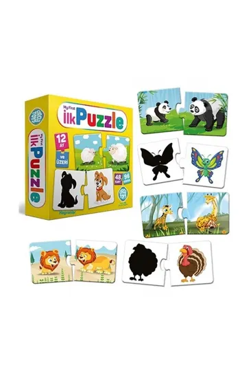 İlk Puzzle Setim 48 Kart Puzzle Eşleştirme