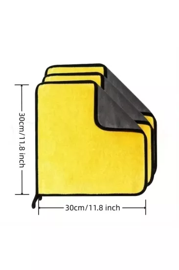 Yünlü Araba Yıkama Bezi 30 cm Kurulama Bezi