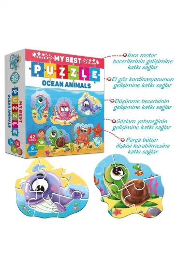 My Best Puzzle Deniz Canlıları Okyanus Yapboz Seti