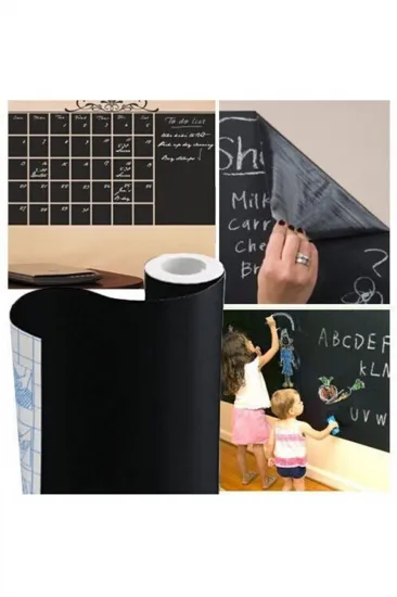 Yapışkanlı Kara Tahta Sticker Blackboard