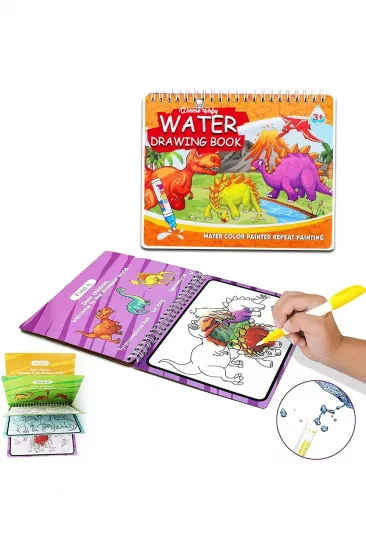 Sihirli Boyama Kitabı Dinazorlar Water Drawing