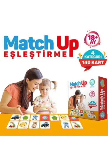 Match Up Kart Eşleştirme Oyunu 140 Adet