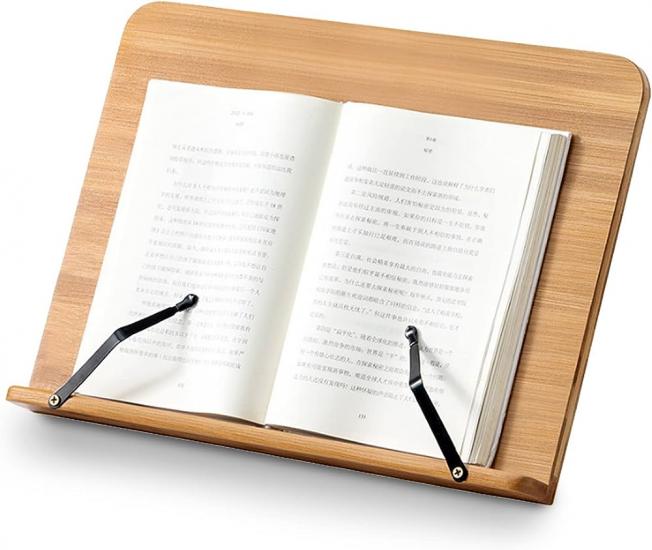 Bambu Ahşap Kitap Okuma & Tablet Standı