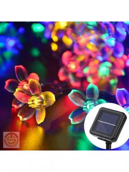 50 Ledli Solar Çiçekli RGB Bahçe Aydınlatma