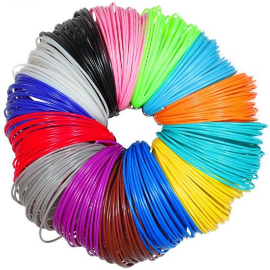 3D YazıcıUyumlu Filament 5 Mt (20 Adet)