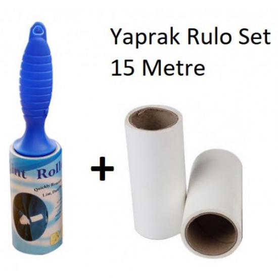 Tüy Alma Yaprak Rulo 5 Metre 2 Yedekli Set